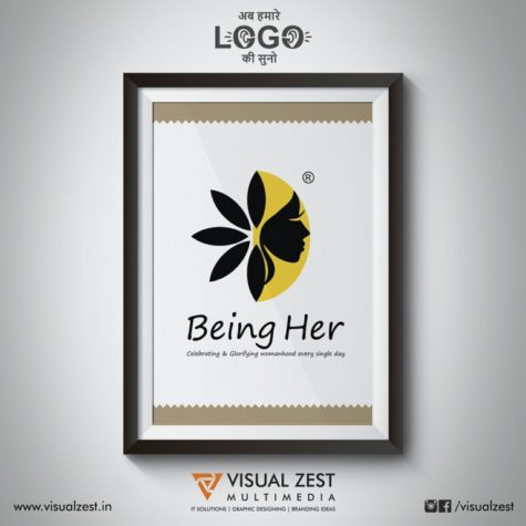 <h4>Being Her Ecom Pvt Ltdh<br/>Logo Design</h4>